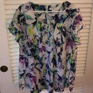 Liz Claiborne floral print top